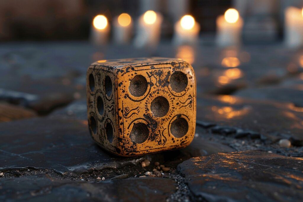 Découverte d'un dé truqué antique : comment tricher au jeu avec un dé lesté de l'époque romaine