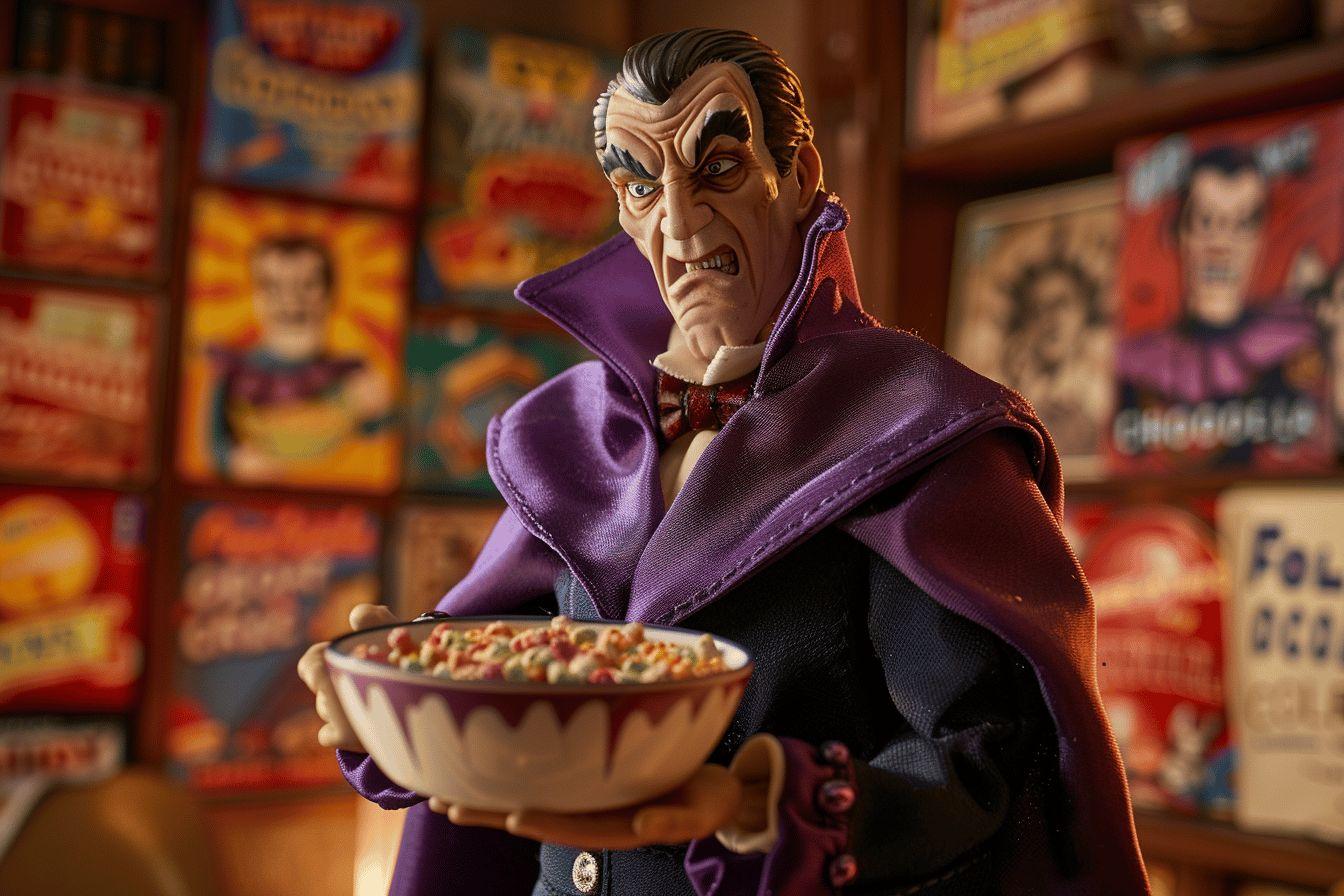 Figurine pop du comte Chocula : objet de collection pour les fans de céréales monstres