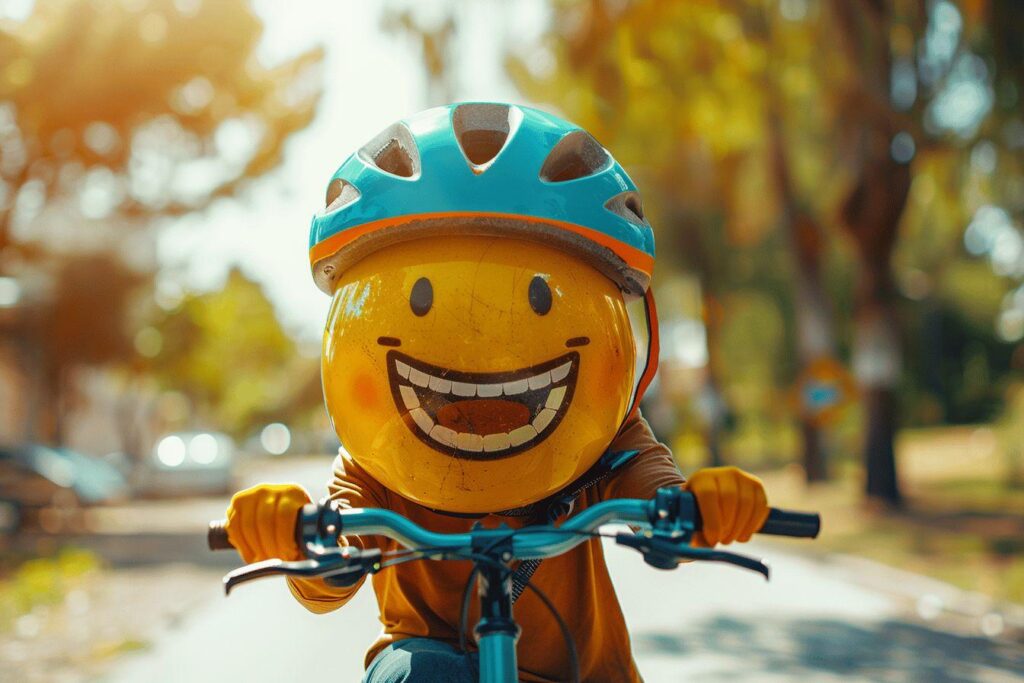 Emoji et vélos : inspiration visuelle pour icônes et logos de cyclisme