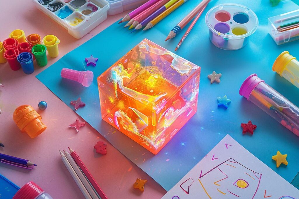 Le bloc magique : activité créative et ludique pour enfants de 3 à 6 ans