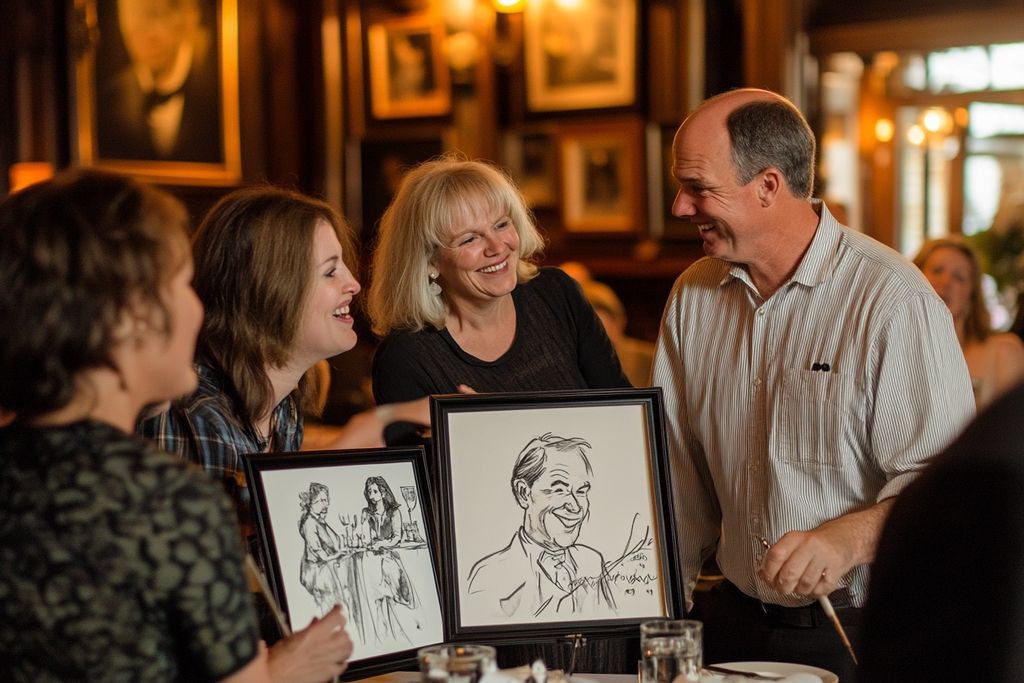 Transformez Vos Événements en Souvenirs Inoubliables avec Cathy, Silhouettiste et Caricaturiste : Mariages, Anniversaires et Plus!