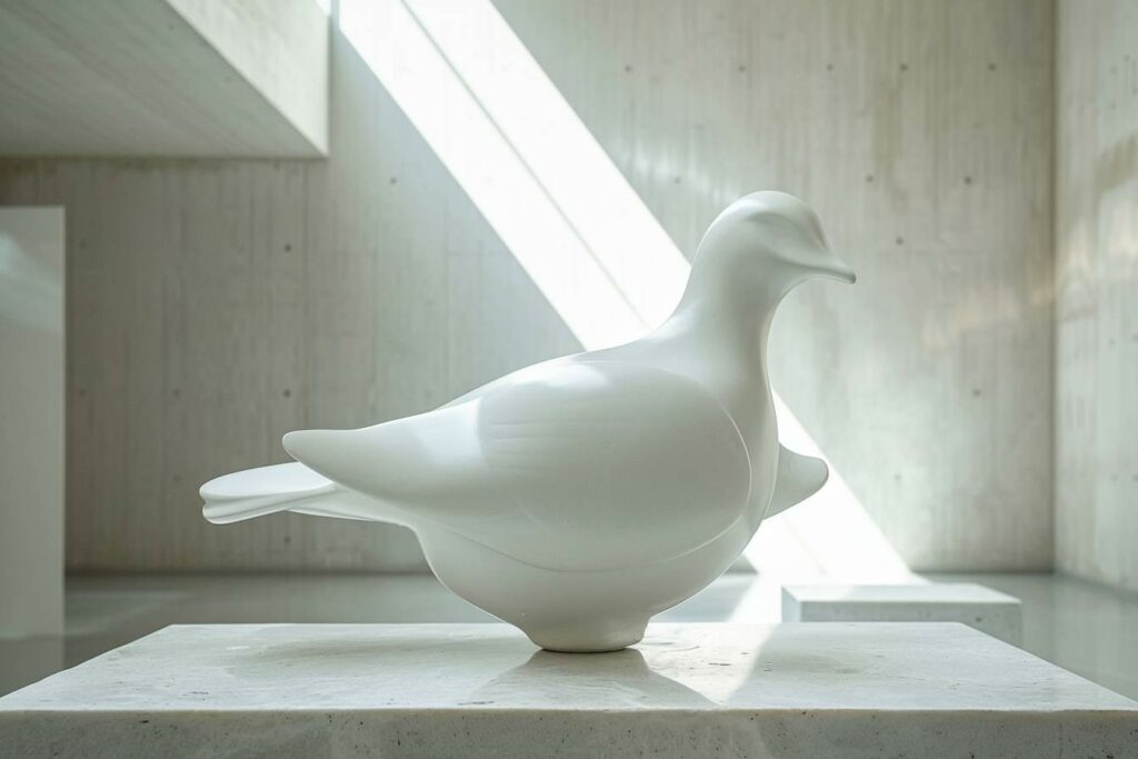 La colombe de Magritte : un symbole surréaliste de paix et de liberté dans l'art contemporain