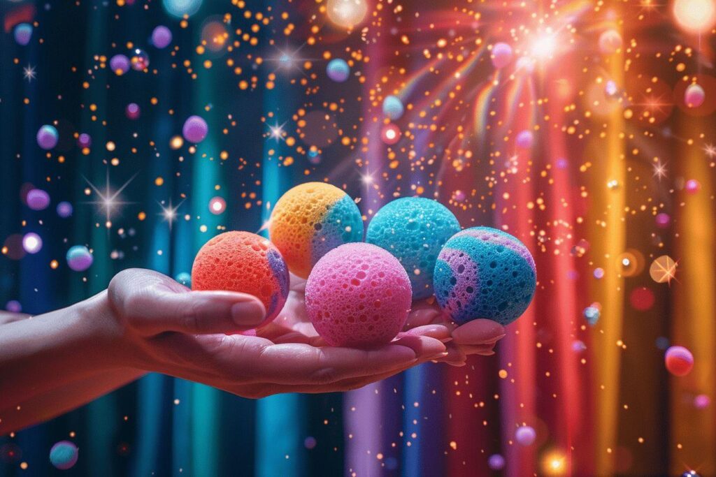 Balles éponges magiques : tour de magie spectaculaire avec des balles qui grandissent