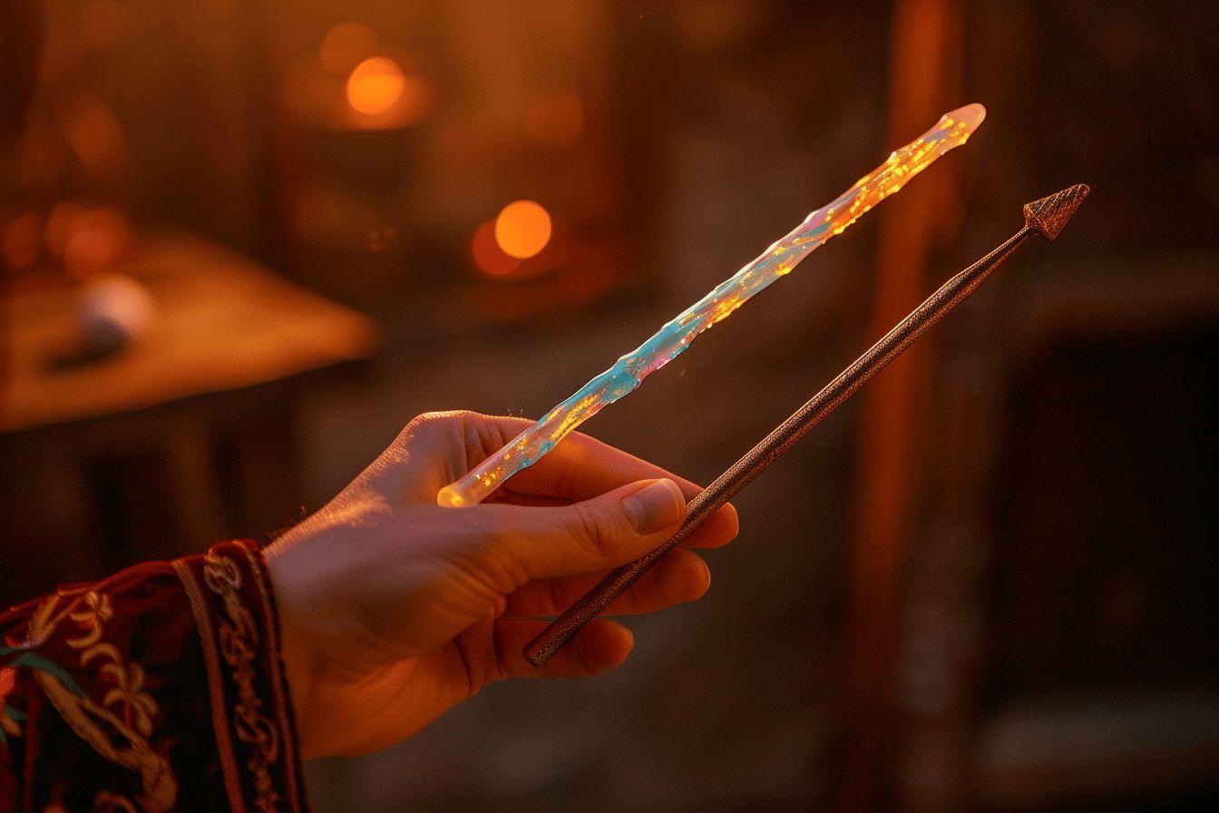 Canne à apparition magique en métal : accessoire professionnel pour tours de magie