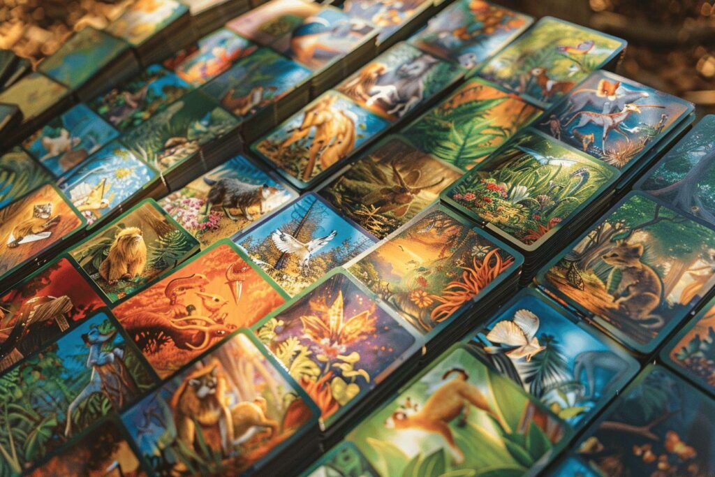 Cartes collector édition limitée : grand jeu de défis nature avec cartes spéciales pour tous les âges
