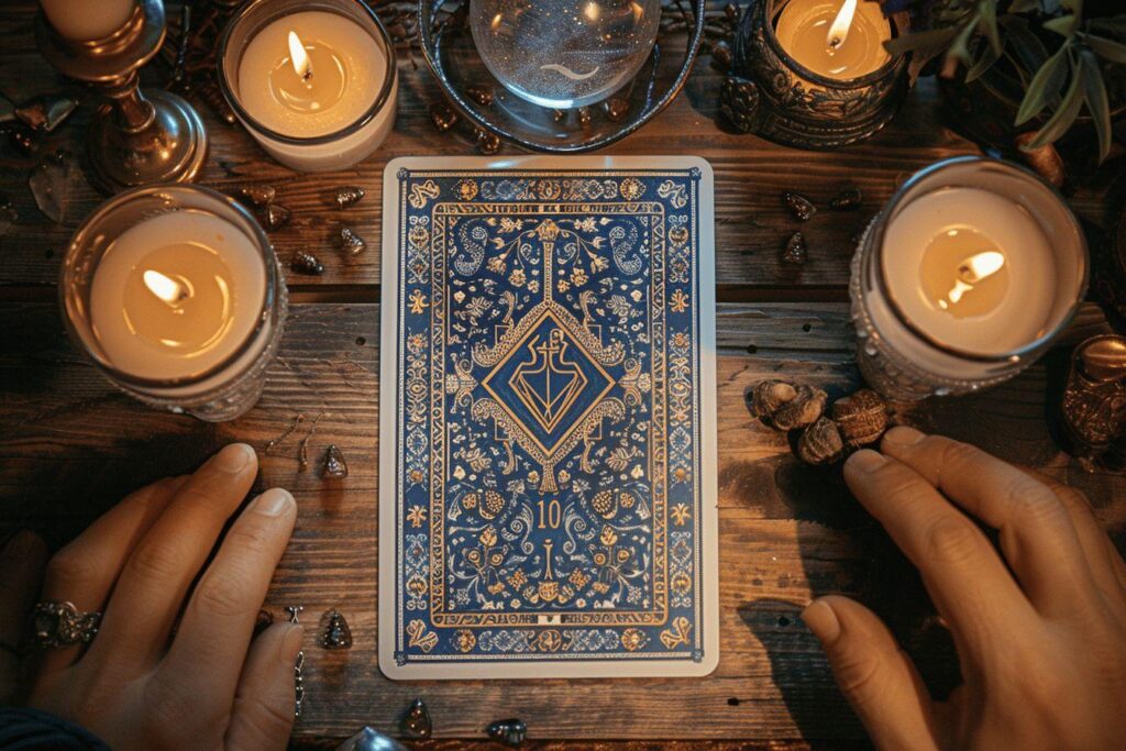 Signification du 10 de carreau en cartomancie : interprétation et sens dans le jeu de 32 cartes